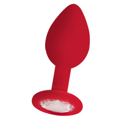 Ouch! Plug diamond Regular – 6.5 x 2.8 cm Rouge